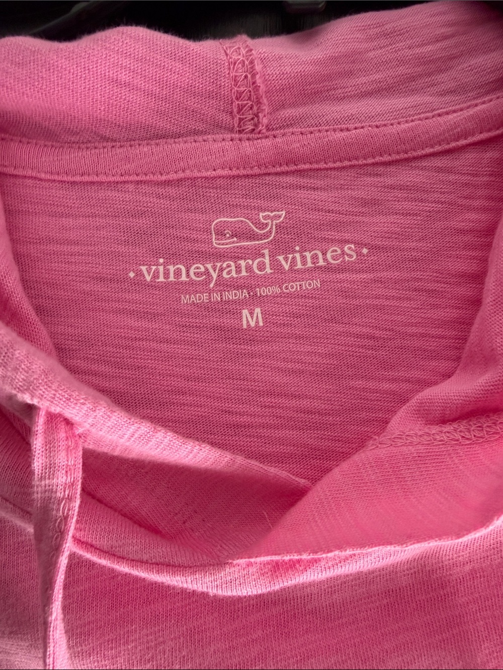 Vineyard Vines Bubblegum Pink Hooded Cotton pullover - lightweight - Picture 3 of 6